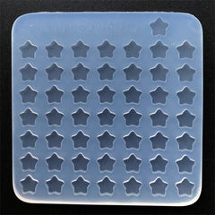 Mini Star Silicone Mold (50 Cavity) | Resin Shaker Bits DIY | Kawaii Embellishment Mould | Decoden Supplies (9mm x 9mm)