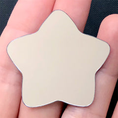 Star Wand Mirror Silicone Mold | Mahou Kei Accessories Making | Kawaii Resin Craft Supplies (47mm x 110mm)