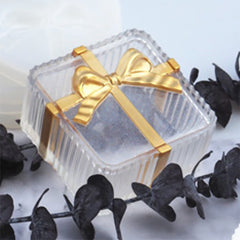 Fluted Trinket Box Silicone Mold | Square Lolita Storage Box DIY | Kawaii Epoxy Resin Art Supplies (78mm)