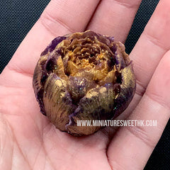 Realistic Flower Bud Silicone Mold | 3D Floral Mold | Fake Flower DIY | Epoxy Resin Art | UV Resin Craft (37mm x 33mm)