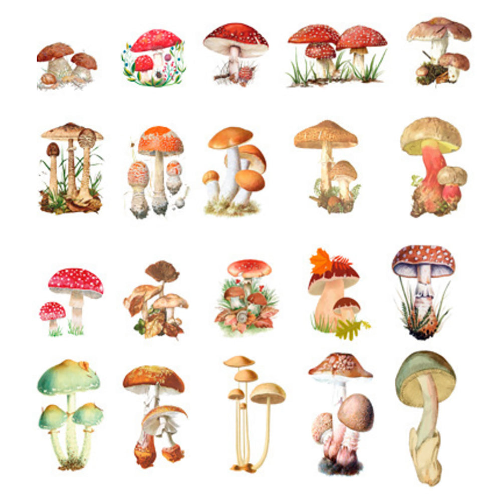 Mushroom straw topper cute cheerful