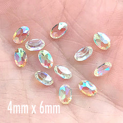 Sew On 3mm Rhinestones (Clear with Silver Setting / 100pcs) Sewing On, MiniatureSweet, Kawaii Resin Crafts, Decoden Cabochons Supplies