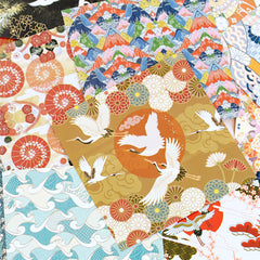 Japanese Origami Paper | Decoupage Paper | Folding Paper with Oriental Pattern | Embellishments for Scrapbooking