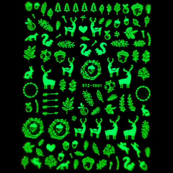 Animal Glow in the Dark Stickers Animal Glow in the Dark Stickers