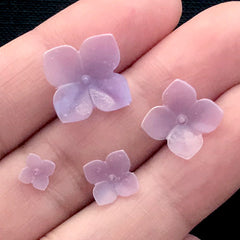 3D Hydrangea Silicone Mold (4 Cavity) | Flower Soft Mold | Floral Embellishment DIY | UV Resin Jewelry Supplies