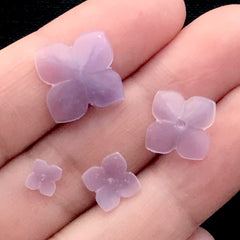 3D Hydrangea Silicone Mold (4 Cavity) | Flower Soft Mold | Floral Embellishment DIY | UV Resin Jewelry Supplies