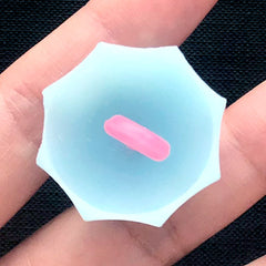 3D Umbrella Silicone Mold | Miniature Parasol Mold | Clear Soft Mold for UV Resin Art | Kawaii Craft Supplies (30mm x 32mm)