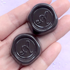 Round Chocolate Decoden Cabochons | Realistic Food Embellishments | Sweet Deco Supplies | Kawaii Phone Case Decoration (2 pcs / Dark Brown / 28mm)