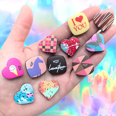 Faux Chocolate Cabochon Assortment | Fake Candy Embellishments | Kawaii Phone Case Decoden | Sweets Deco Supplies (11 pcs / Mix)
