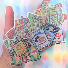 20pcs potato chips drink stickers handbook Stickers DIY Craft