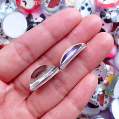 20mm Dome Photo Cabochons | Round Picture Cabochon | Image Cabochon (5pcs by Random / Flat Back)