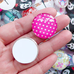 25mm Dome Cabochons with Picture | Round Photo Cabochon | Cabochon with Printed Image (5pcs by Random / Flat Back)
