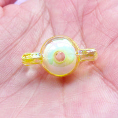 Kawaii Beads | Cute Chunky Bead | Rainbow Candy Jewelry (AB Yellow / 10 pcs / 11mm x 22mm)
