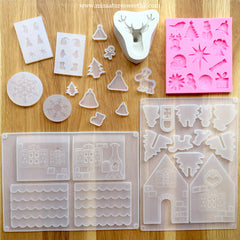 Princess Castle Epoxy Resin Molds Villa UV Resin Molds Silicone Christmas  House Epoxy Moulds for Diy Jewelry Making Finding 