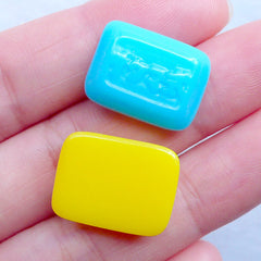 Hard Candy Cabochon | Faux Sweets Jewelry | Japanese Sweet Deco | Kawaii Hair Bow Center | Phone Case Decoden (5pcs / Assorted Mix / 13mm x 18mm / Flat Back)
