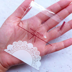 CLEARANCE Cute Glassine Envelopes with Cloud & Raindrop Pattern