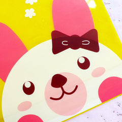 Kawaii Animal Gift Bags | Plastic Cello Bags | Favor Packaging & Gift Wrapping (20pcs / 14cm x 20cm)