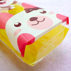 Kawaii Animal Gift Bags | Plastic Cello Bags | Favor Packaging & Gift Wrapping (20pcs / 14cm x 20cm)