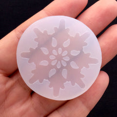 Snowflake Silicone Mold | Christmas Embellishment Making | Epoxy Resin Mould | Winter Decorations (41mm)