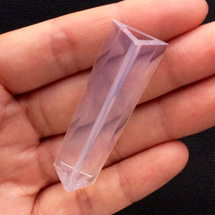 Triangle Bar Soft Mold | Resin Jewellery Mold | Resin Pendant Making | Clear Silicone Mould for UV Resin (9mm x 46mm)