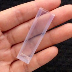 Square Bar Soft Mold | Resin Jewellery Mould | Resin Pendant DIY | Clear UV Resin Mold | Resin Craft Supplies (9mm x 46mm)