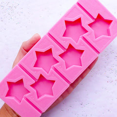 Kawaii Star Lollipop Silicone Mould (6 Cavity) | Candy Cabochon Making | Flexible Mold for Resin Crafts