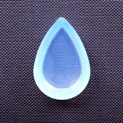 Silicone Mold Supplies | Flexible Teardrop Mould | Tear Drop Mold | Resin Charm DIY (15mm x 23mm)