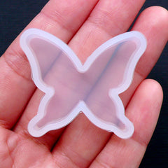 Flexible Mould Supplies | Butterfly Silicone Mold | Decoden Resin Cabochon DIY | Kawaii Crafts (36mm x 30mm)