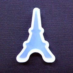 Eiffel Tower Silicone Mold | Kawaii Flexible Mould | Paris Decoden Cabochon DIY & Resin Art Supplies (27mm x 39mm)