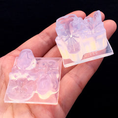 3D Goldfish Silicone Mold (2 Cavity) | Fish Mold | UV Resin Art Supplies | Clear Soft Mold | Animal Mould
