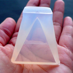 Orgone Silicone Mold | Orgone Generator Mold | Flexible Pyramid Mold | Geometry Mold | Esoteric Energy | Epoxy Resin Crafts (3cm x 3cm)