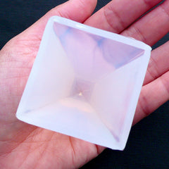 Orgone Mold | Orgone Generator Mould | Pyramid Silicone Mold | Geometry Mould | Esoteric Healing | Chakra Energy | Epoxy Resin Mold (4cm x 4cm)