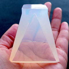 Orgone Mold | Orgone Generator Mould | Pyramid Silicone Mold | Geometry Mould | Esoteric Healing | Chakra Energy | Epoxy Resin Mold (4cm x 4cm)