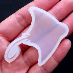 Stingray Mold | Fish Mould | Ocean Animal Mold | Marine Life Cabochon Making | Aquarium Mold | Silicone Resin Mold | Kawaii Flexible Mould (44mm x 54mm)