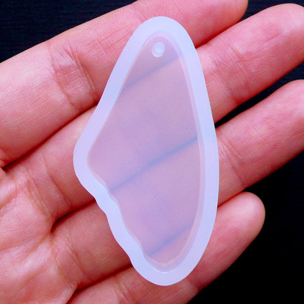 Butterfly Wing Mold | Insect Mold | UV Resin Soft Mold | Epoxy Resin Jewelry Making | Flexible Silicone Mould (25mm x 45mm)