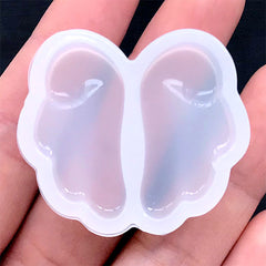 Mahou Kei Angel Wing Mold | Magical Girl Resin Jewelry DIY | Kawaii Silicone Mold for UV Resin Crafts (16mm x 30mm)