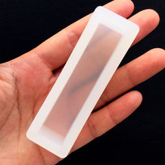 Rectangular Silicone Mold | Long Bar Mold | Rectangle Soft Mold | Epoxy Resin Craft Supplies | Clear UV Resin Mould (15mm x 69mm)