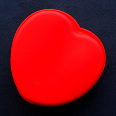 DEFECT Large Heart Flexible Mold | Valentine's Day Supplies | Big Heart Chocolate Mold | Silicone Baking Mould | Epoxy Resin Cabochon Mold | Soap Mold (100mm x 100mm)