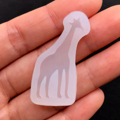 Giraffe Silicone Mold | UV Resin Soft Mold | Animal Mould | Resin Craft Supplies | Decoden Cabochon Mold | Embellishment Mold (20mm x 35mm)