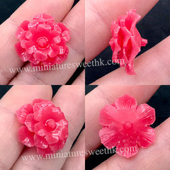 3D Flower Silicone Mold | Floral Mold | Resin Jewelry Making | Soft Clear Mold for UV Resin (20mm x 11mm)