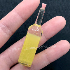 Dollhouse Bottle with Cork Silicone Mold | Miniature Food Craft | Doll House Supplies | UV Resin Art Supplies (14mm x 57mm)