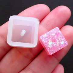 Make Your Own Bead Silicone Mold | Square Bead Flexible Mould | Cube Bead DIY | Resin Jewellery Making (12mm)