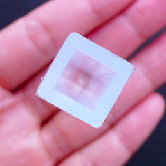 3D Trapezoid Flexible Mould | Faceted Geometry Silicone Mold | Resin Pendant Making (10mm x 46mm)
