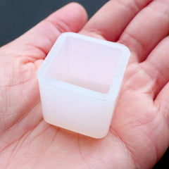 Silicone Square Cube Mold in 20mm | Flexible Resin Cabochon Mould | Kawaii Resin Jewellery Making | Wax Mould | Epoxy Resin Mold | Resin Art | Craft Supplies