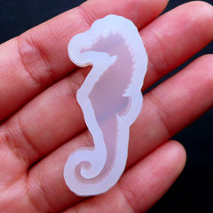 Flexible Seahorse Mold | Kawaii Silicone Mould | Marine Life Mold | Fish Mould | Animal Resin Mold | Epoxy Resin Cabochon Making | Decoden Mould | UV Resin Jewelry Mold