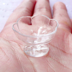 Dollhouse Parfait Cup | Miniature Sundae Cups | Doll House Wine Glass (Set of 7 pcs)