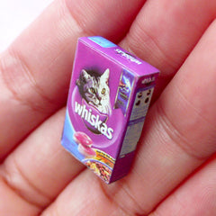 Dollhouse Pet Food | Miniature Cat Food Box | Doll House Craft (14mm x 22mm)