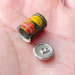 Dollhouse Fruit Can | 1:12 Scale Miniature Pineapple Can with Removable Lid | Doll House Food Craft (9mm x 14mm)