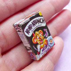 Miniature Cereal Packet | Dollhouse Breakfast Food | Doll House Grocery (16mm x 23mm)