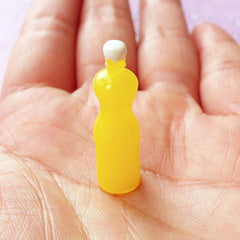 Dollhouse Miniature Orange Juice Bottle | Miniature Drink | Doll House Supplies (8mm x 29mm)
